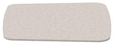 Abbildung Seat cushion Felt pad Seitenansicht