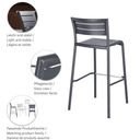 Abbildung Tabouret de bar Helke