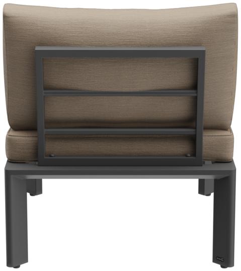 Abbildung 1-seater element Lorcan Rückansicht