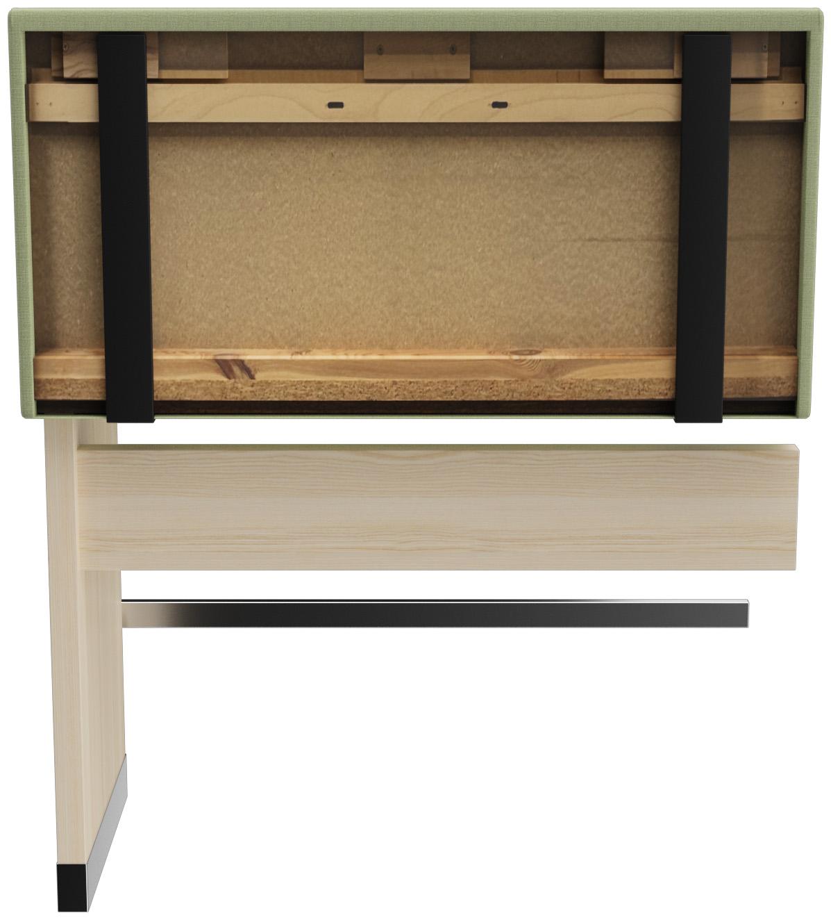 Abbildung Anbau-/Abschlusselement 100 cm H-Line Rückansicht