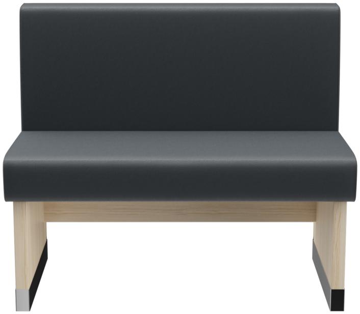 Abbildung Single/base element 100 cm H-Line Vorderansicht