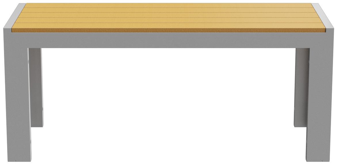 Abbildung 2-Sitzer-Bank Risa Rückansicht