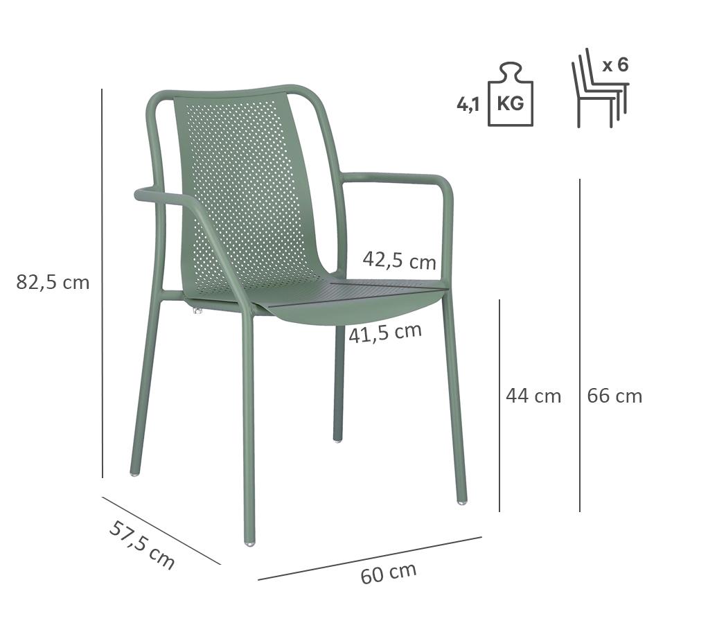 Abbildung Chaise à accoudoirs Marlis