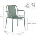 Abbildung Chaise à accoudoirs Marlis