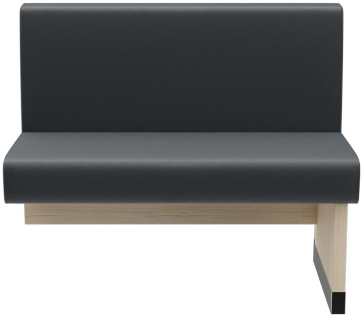 Abbildung Extension/End element 100 cm H-Line Vorderansicht