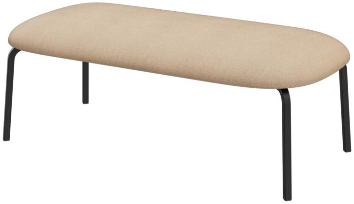Abbildung Tabouret 2 places Liberty Schrägansicht