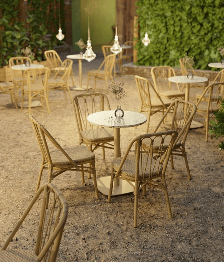Tischplatte Gano Terrazzo