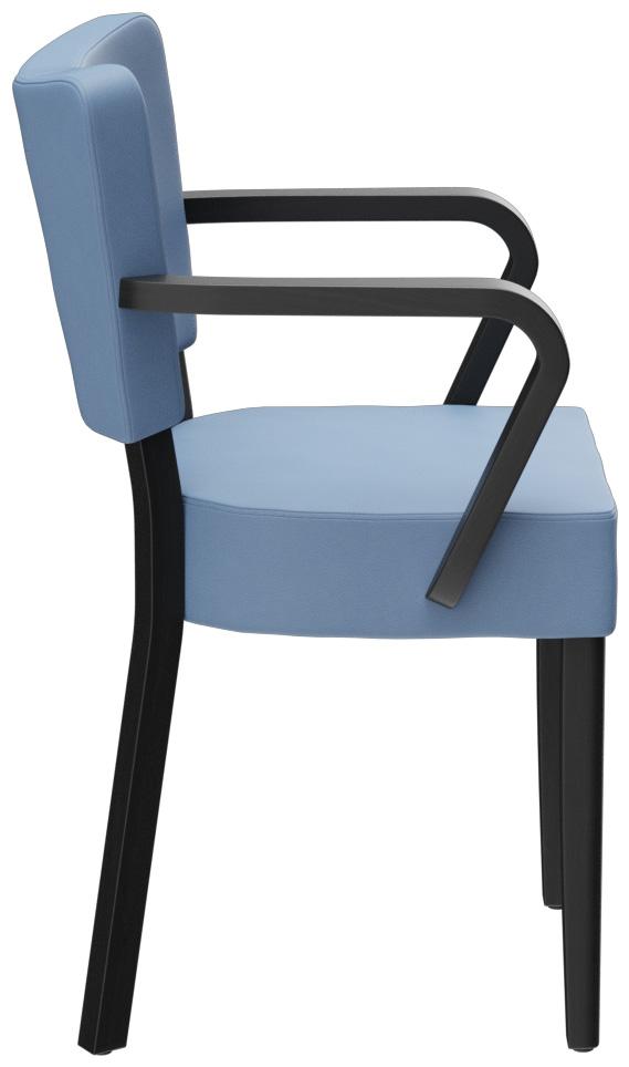 Abbildung Armstoel Damara Seitenansicht