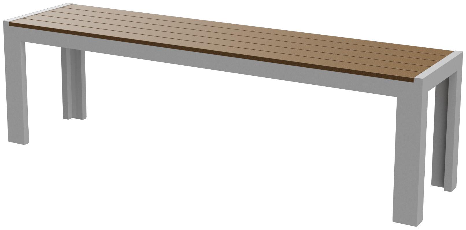 Abbildung 3-Sitzer-Bank Risa Schrägansicht