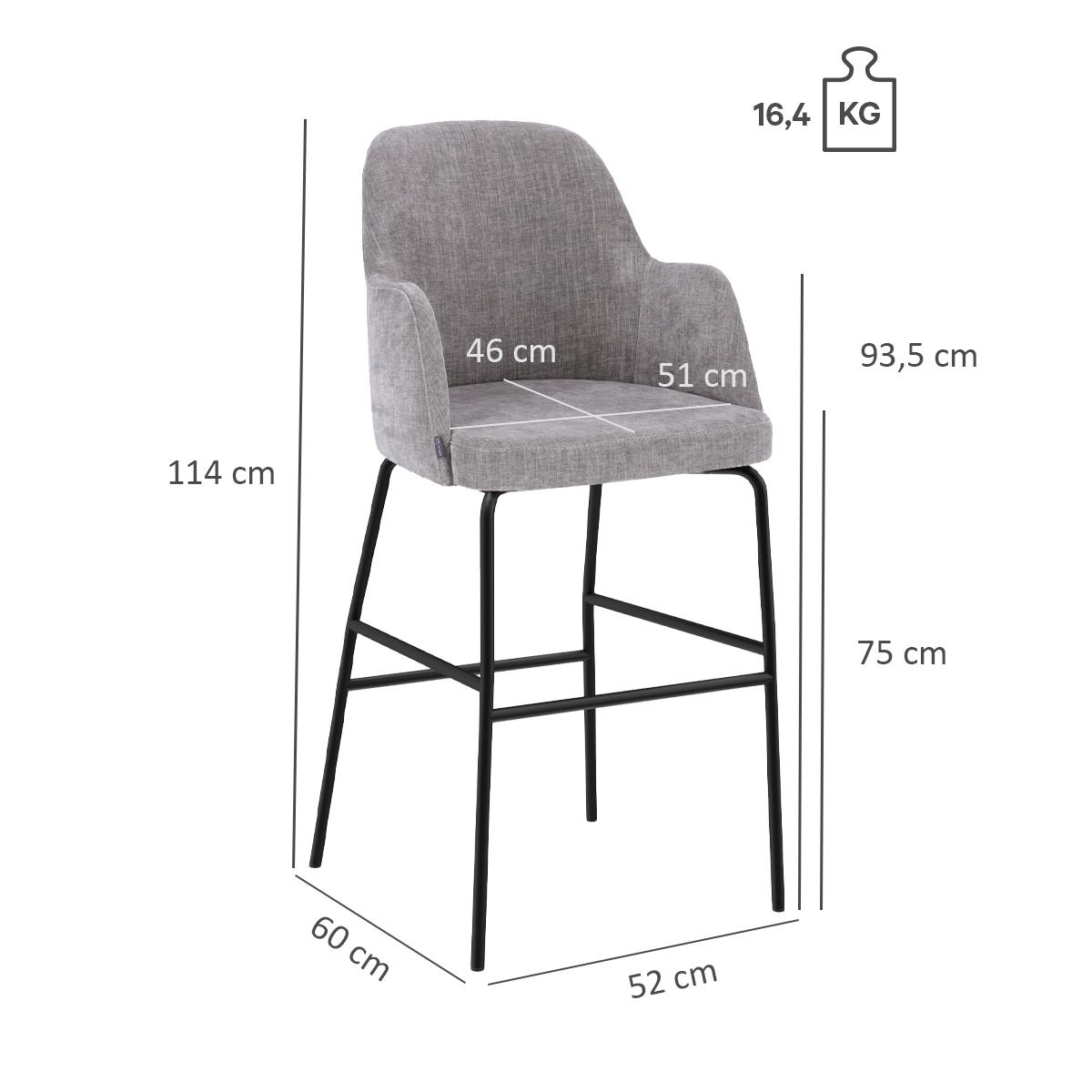 Abbildung Tabouret de bar Hada