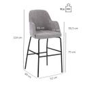 Abbildung Tabouret de bar Hada