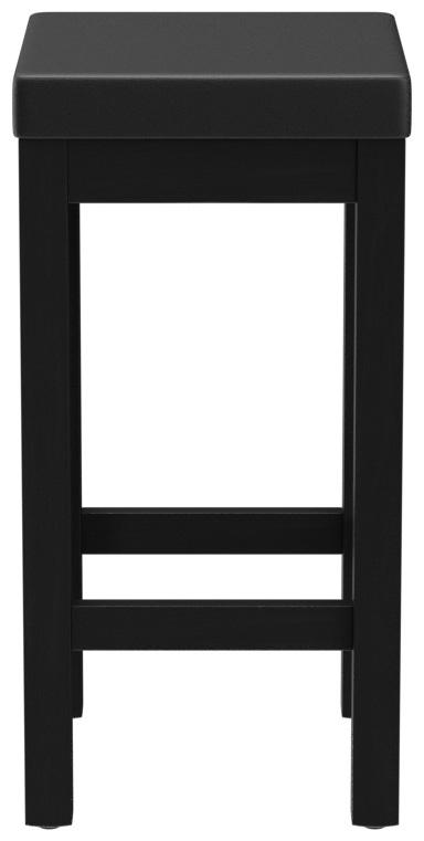 Abbildung halbhoher Hocker Delu Vorderansicht