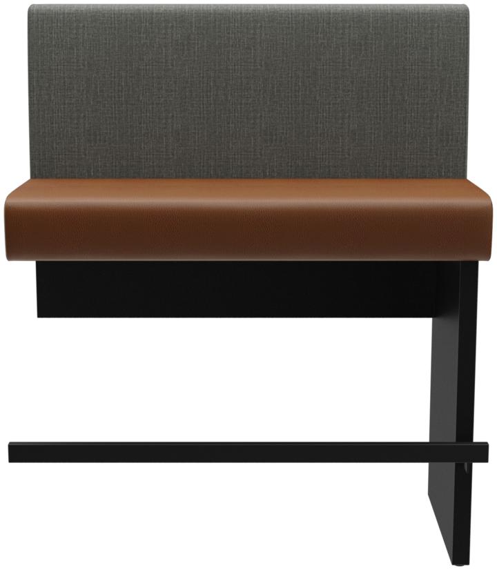 Abbildung Extension/End element 100 cm H-Line Vorderansicht
