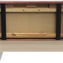 Abbildung Anbau-/Abschlusselement 100 cm H-Line Rückansicht