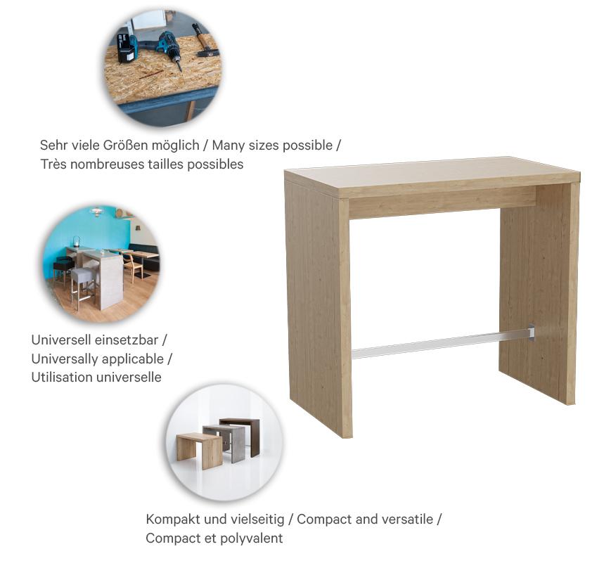 Abbildung Stehtisch Formline