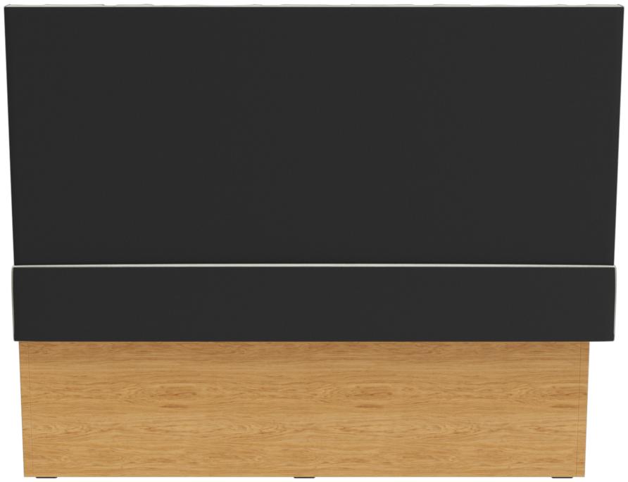 Abbildung Abschlusselement links 120cm Drapelle Rückansicht