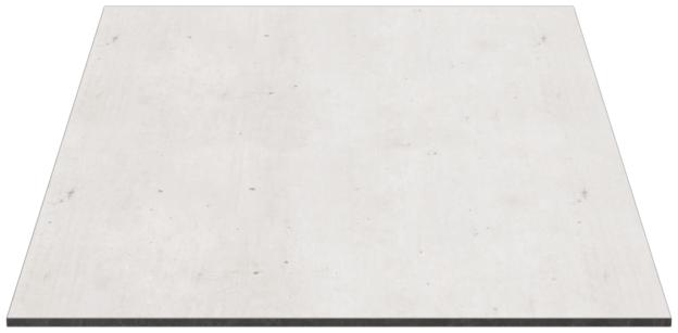 Abbildung Tischplatte Compact Slim Seitenansicht
