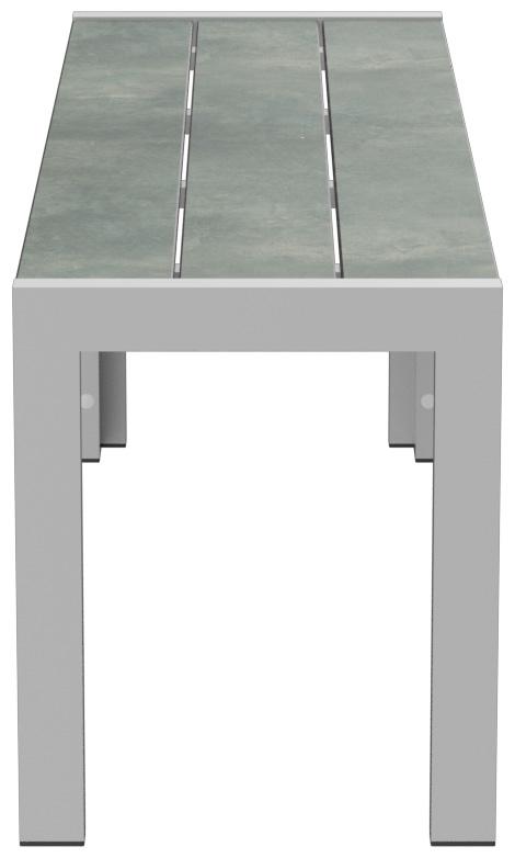 Abbildung 2-Sitzer-Bank Torger Seitenansicht