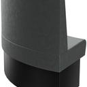 Abbildung Right-hand rounded end element Felipa Schrägansicht