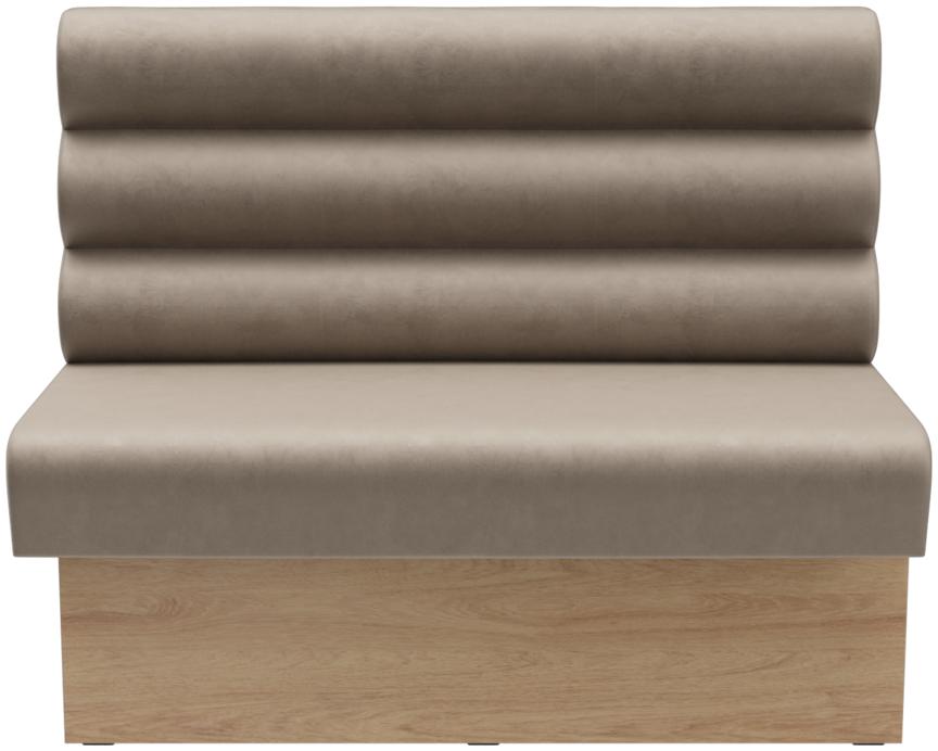 Abbildung Left-hand end element 120 cm Ripple Vorderansicht