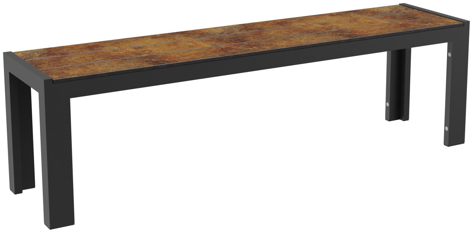 Abbildung 3-Sitzer-Bank Torger Schrägansicht