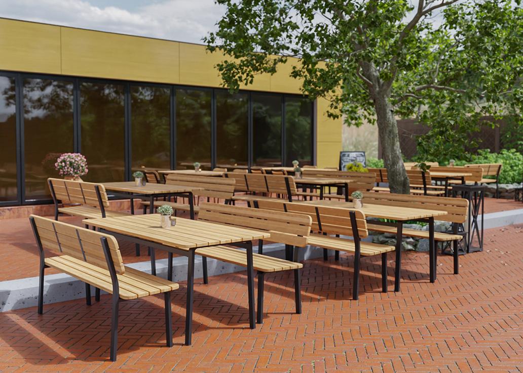 Abbildung 3-seater bench Tadaro Ambiente