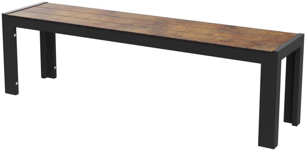 Abbildung 3-seater bench Gates Schrägansicht
