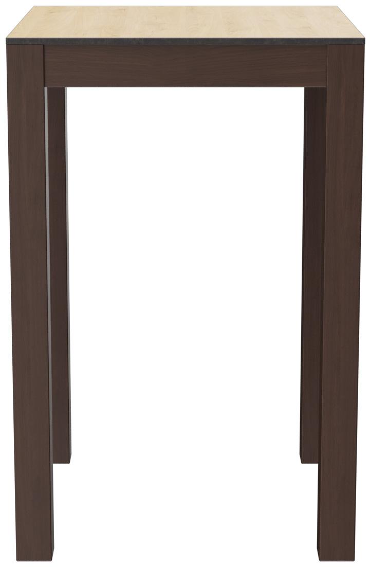 Abbildung halbhoher Tisch Dunia Seitenansicht