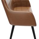 Abbildung 2-seater dining table height Romy Seitenansicht