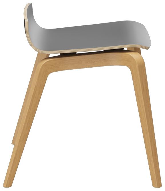 Abbildung stool Yoko Seitenansicht
