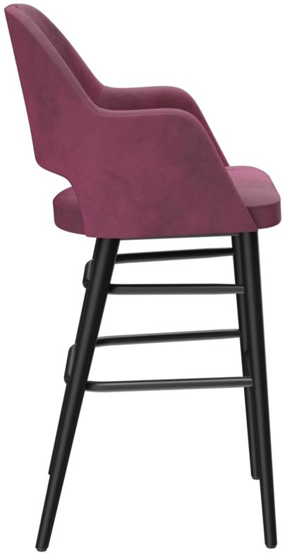 Abbildung sgabello da bar Liska Seitenansicht