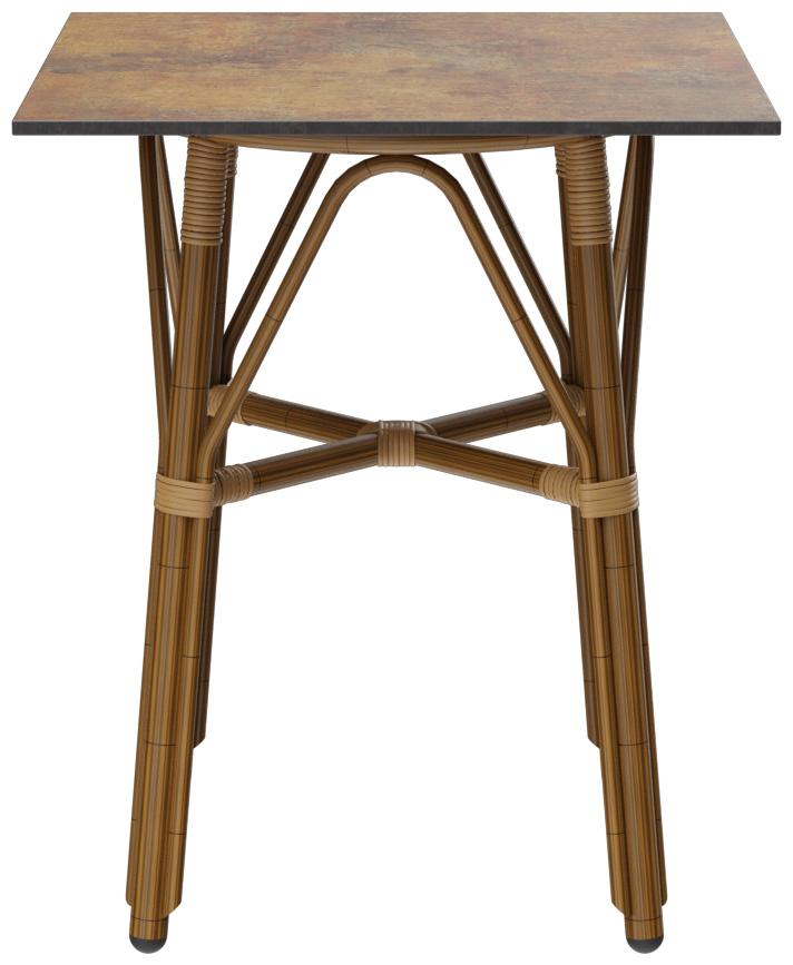 Abbildung Esstisch Marysol Seitenansicht