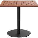 Abbildung Eettafel Kerst Seitenansicht