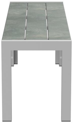 Abbildung 2-seater bench Gates Seitenansicht