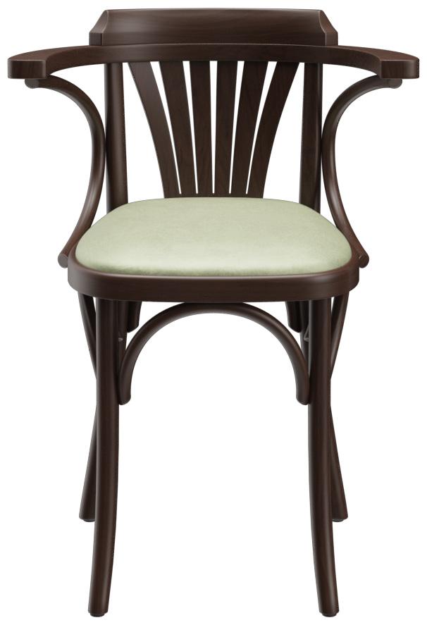 Abbildung Chaise à accoudoirs Greta Vorderansicht