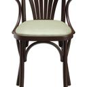 Abbildung Chaise à accoudoirs Greta Vorderansicht