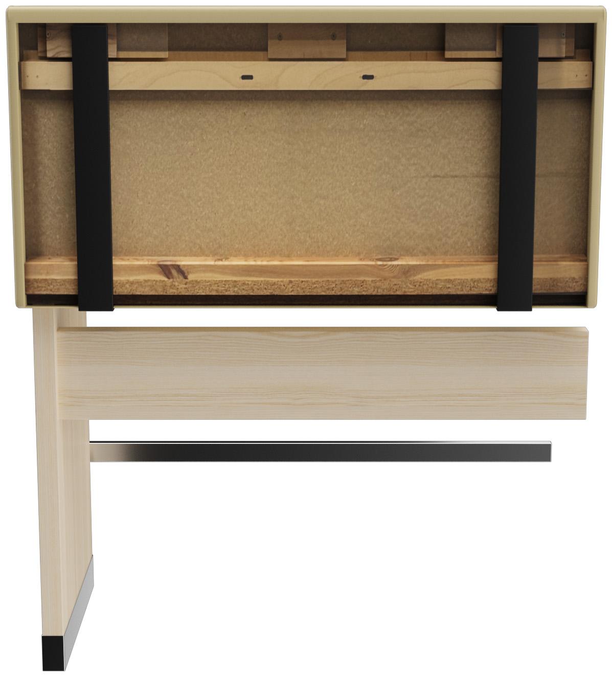 Abbildung Anbau-/Abschlusselement 100 cm H-Line Rückansicht