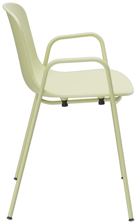 Abbildung Chaise à accoudoirs Elias Seitenansicht