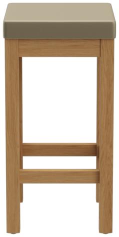 Abbildung Counter-height stool Delu Vorderansicht