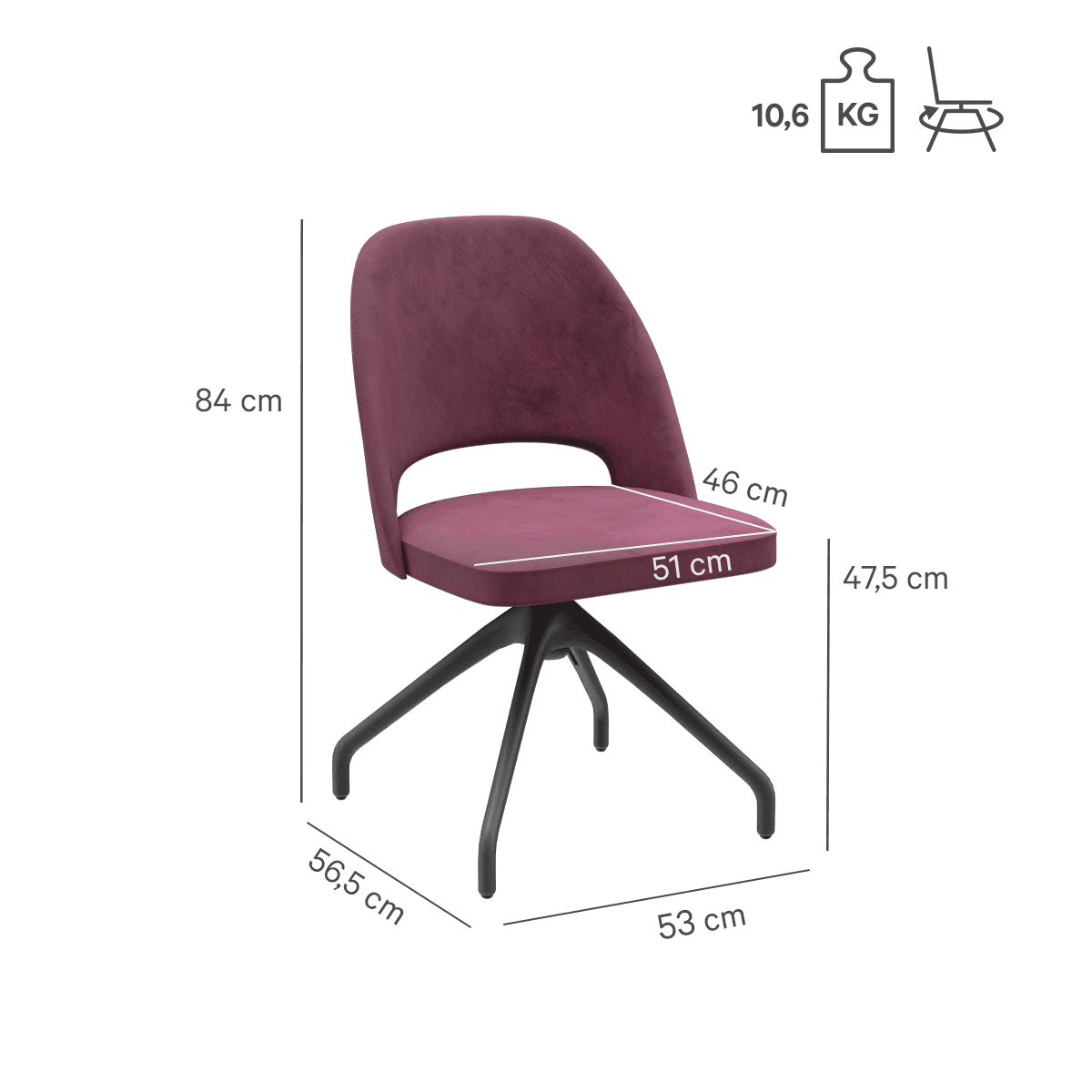 Abbildung chaise Liska