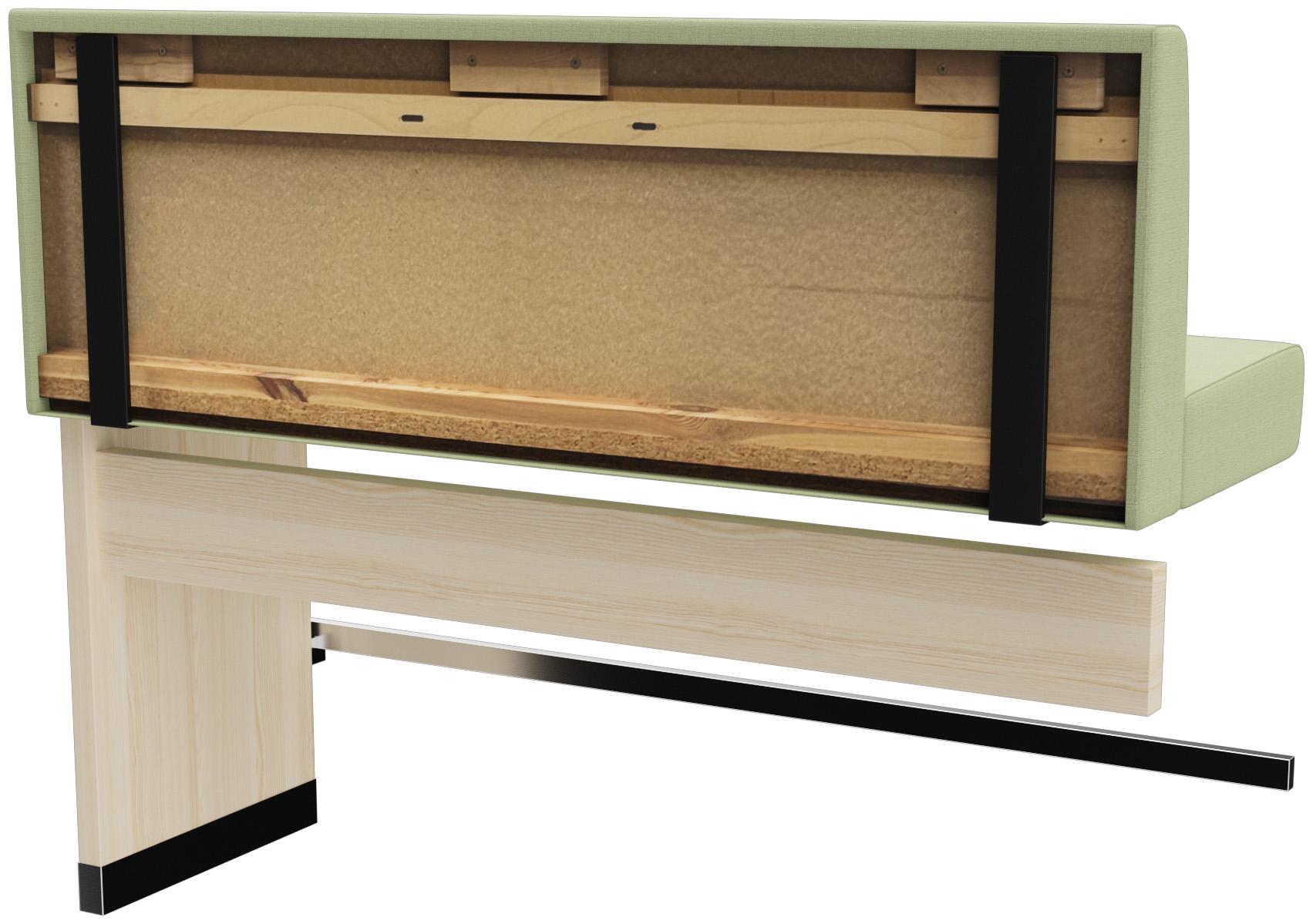 Abbildung Anbau-/Abschlusselement 150 cm H-Line Schrägansicht