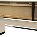 Abbildung Anbau-/Abschlusselement 150 cm H-Line Schrägansicht