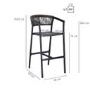 Abbildung Tabouret de bar Malida