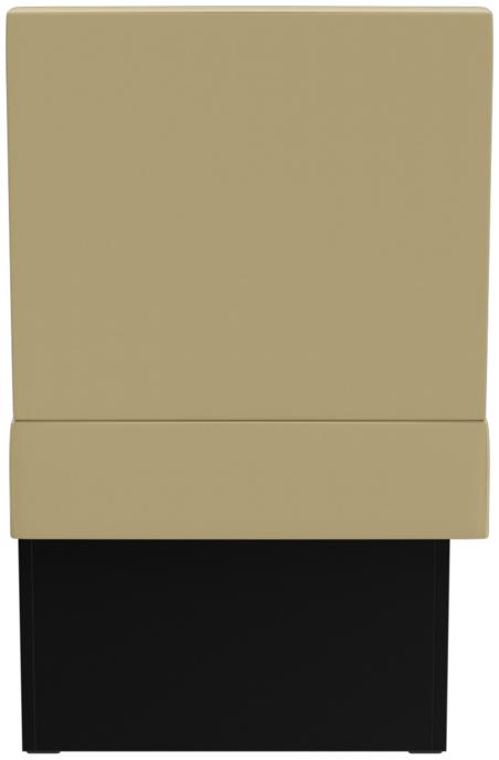 Abbildung Left-hand end element 60 cm Janina Rückansicht