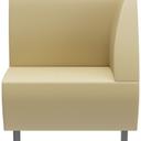 Abbildung Abschlusselement rechts D-Line Vorderansicht