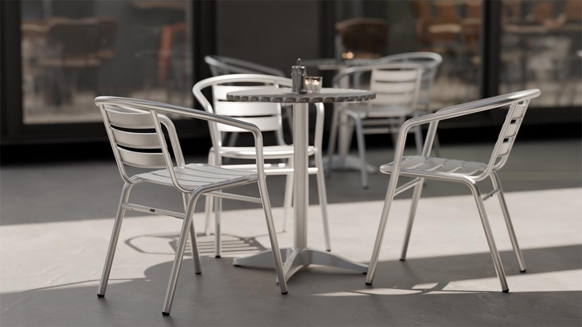 Abbildung Chaise à accoudoirs Helli Ambiente