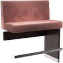 Abbildung Anbau-/Abschlusselement 100 cm H-Line Schrägansicht