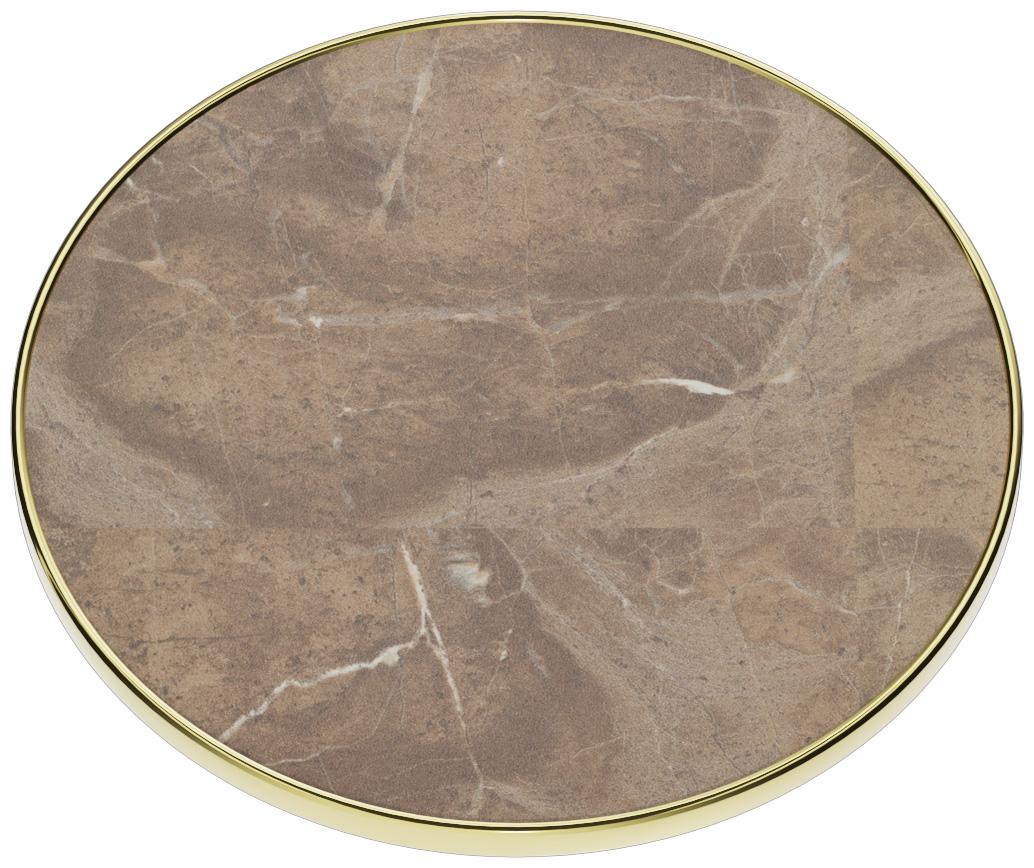 Abbildung Plateau de table Easy Gold Halla Schrägansicht