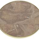 Abbildung Plateau de table Easy Gold Halla Schrägansicht