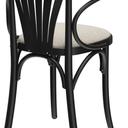 Abbildung Chaise à accoudoirs Greta Schrägansicht